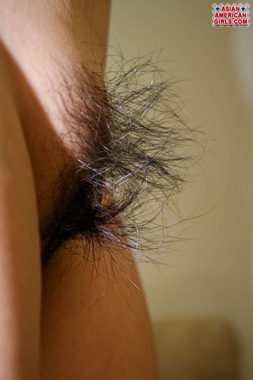 Hairy Asian Pussy Close Up