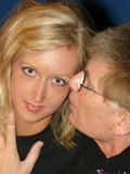 The kinky senior has no difficulties when seducing the beautiful blonde teen