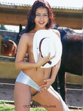 Country babe gets naked beside a horse then gets nailed by horny yardman