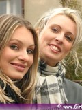 Picked up chick gets her tits and pussy licked by two curious lesbian ladies