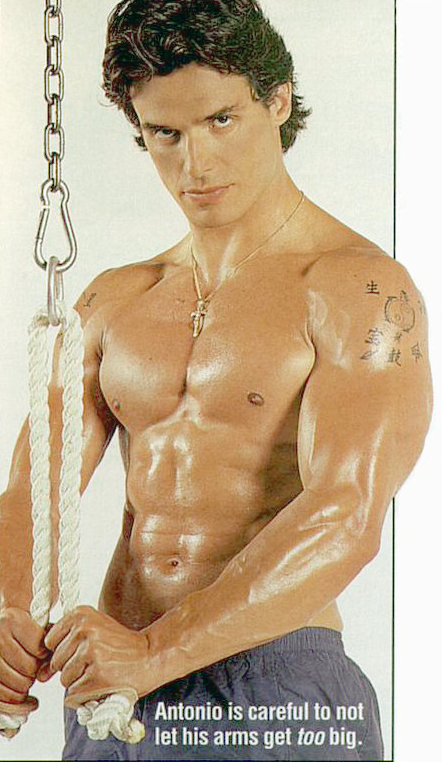 Sexy hot bodied man Antonio Sabato poses nude for your viewing pleasure.