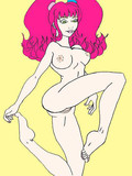 leggy-draw-girls-with-nicely-shaped-tits-expose-their-cute-hairless-pussies
