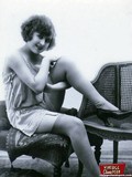 Attractive vintage models pose in lingerie in these black and white images